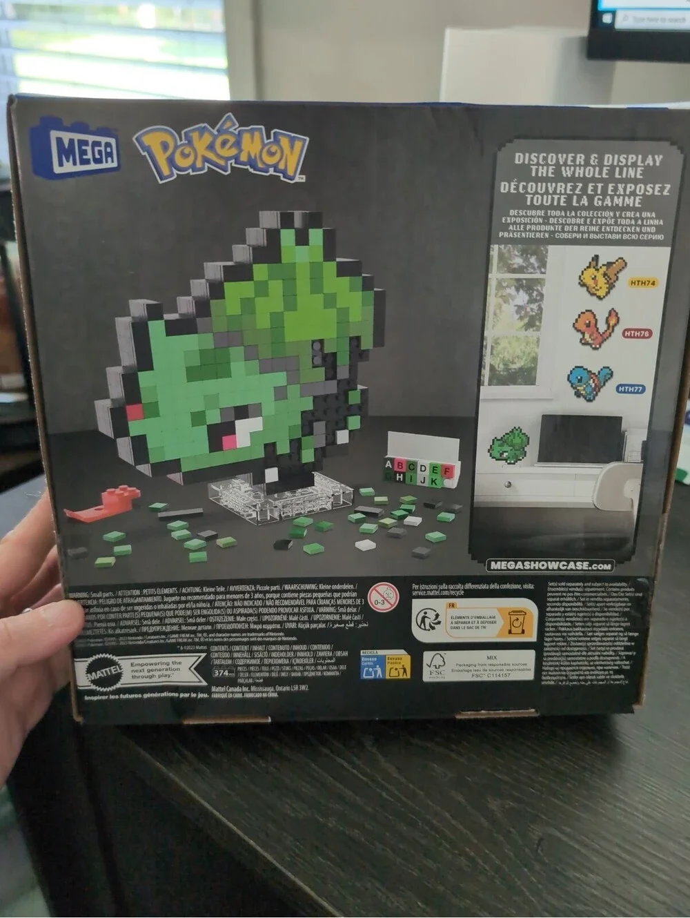 MEGA Pokemon Bulbasaur Pixel Art Building Toy Set Kids Age 13+ Pokémon